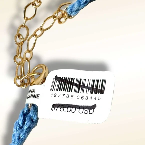 Free People Ariana Ost Paris Single Layer Necklace NWT Bohemian Beach Artisanal - Picture 12 of 16